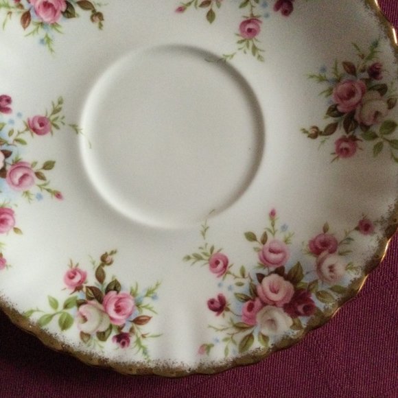 Royal Albert saucer plate Royal Minster cup fine bone china made in England - Picture 4 of 11